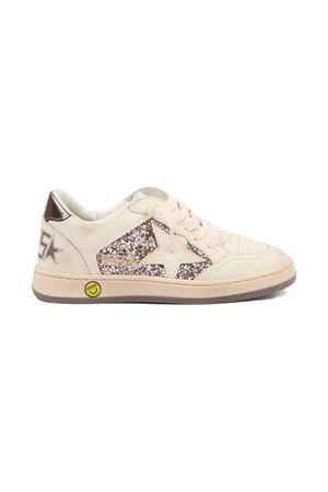 beige lether sneakers GOLDEN GOOSE KIDS | GJF00327F00804982179